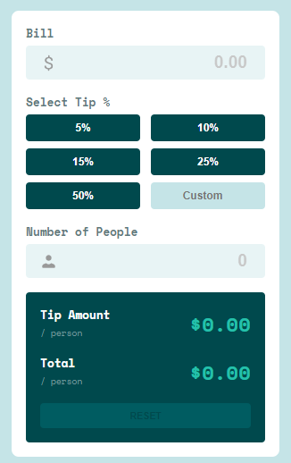 Image about Tip Calculator App project.